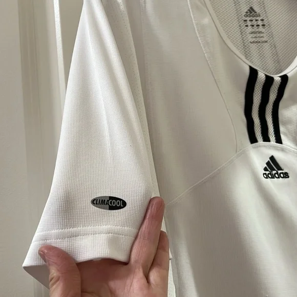 Adidas Climacool Jersey. White with Black stripes and logo. - Picture 5 of 11